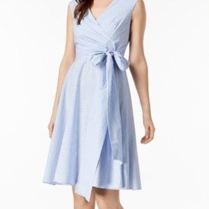 Calvin Klein cotton wrap dress